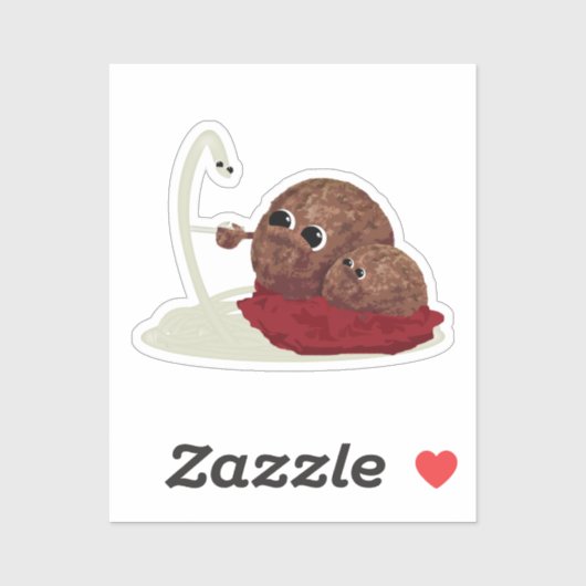 Spaghetti Meet Balls シール (シート)