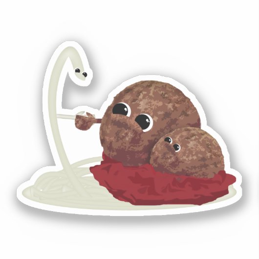 Spaghetti Meet Balls シール (正面)