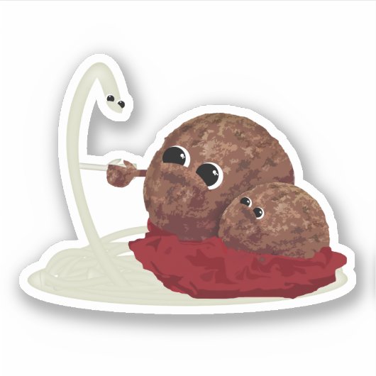 Spaghetti Meets Ball シール (正面)