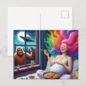 Spaghetti So Yummy I Have No Clue What is Outside  ポストカード (正面/裏面)