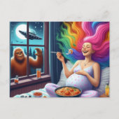 Spaghetti So Yummy I Have No Clue What is Outside  ポストカード (正面)