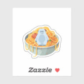 "spaghYETI" シール (シート)