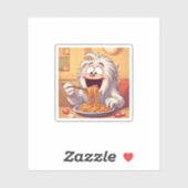 "spaghYETI" シール (シート)