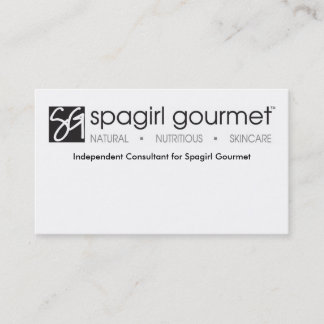 Spagirlのグルメ向きの名刺 名刺