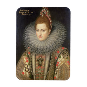 SpaiのイザベラクララのEugeniaの(1566-1633年の) Infanta マグネット