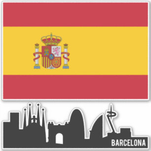 SPAINスタンプ シール
