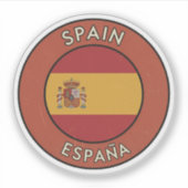 Spain シール (正面)