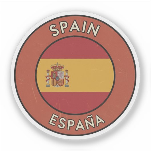 Spain シール (正面)