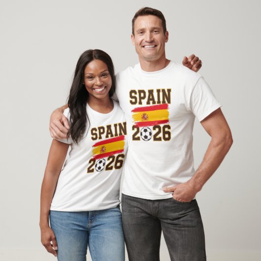 Spain 2026 Soccer Design Tシャツ (ユニセックス)