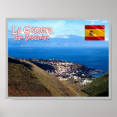Spain - Canary Islands - La Gomera - ポスター (正面)