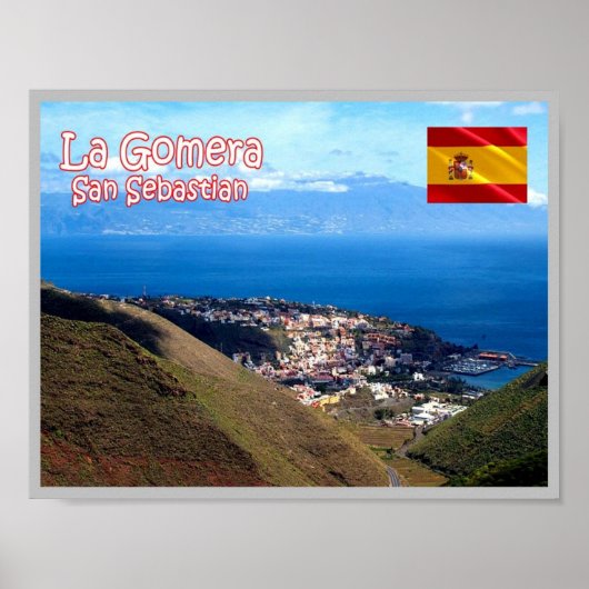 Spain - Canary Islands - La Gomera - ポスター (正面)