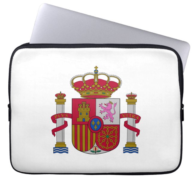 Spain country coat arms symbol emblem flag ラップトップスリーブ (正面)