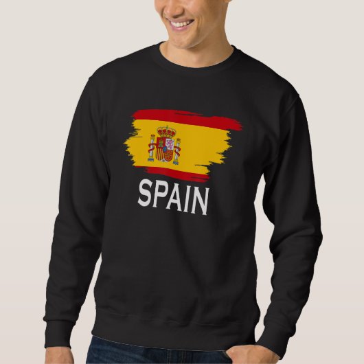 Spain Country Spanish Flag for Men Women Kids Spai スウェットシャツ (正面)