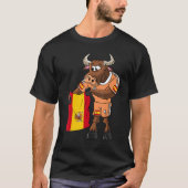 Spain fan bull tシャツ (正面)