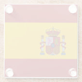 Spain Flag ガラスコースター (裏面)