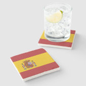 Spain Flag ストーンコースター (横)