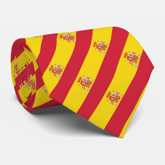 Spain Flag ネクタイ (ロール)