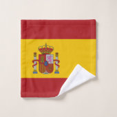 Spain Flag バスタオルセット (ウォッシュタオル)