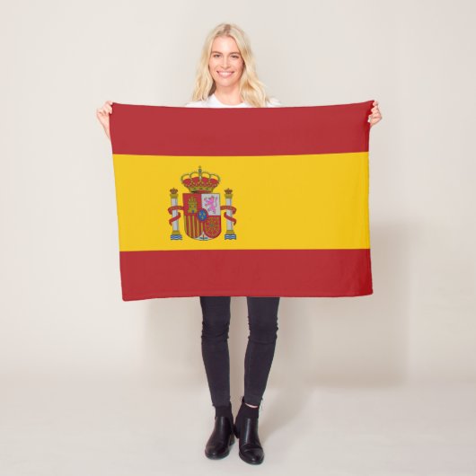 Spain Flag フリースブランケット (インサイチュ)