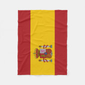 Spain Flag フリースブランケット (正面)