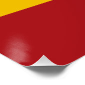 Spain Flag ポスター (コーナー)