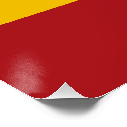 Spain Flag ポスター (コーナー)