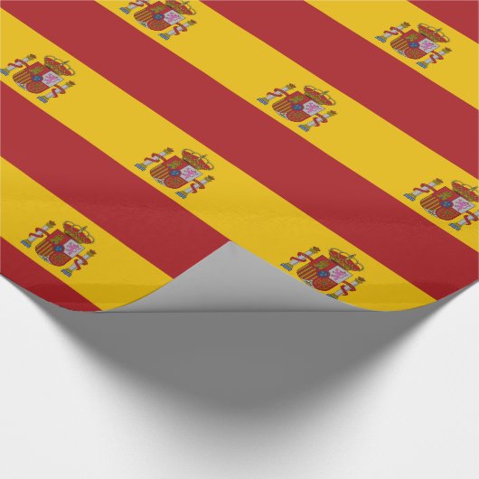 Spain Flag ラッピングペーパー (角)