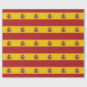 Spain Flag ラッピングペーパー (フラット)
