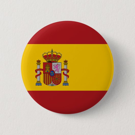 Spain Flag 缶バッジ (正面)