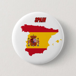 spain flag 缶バッジ