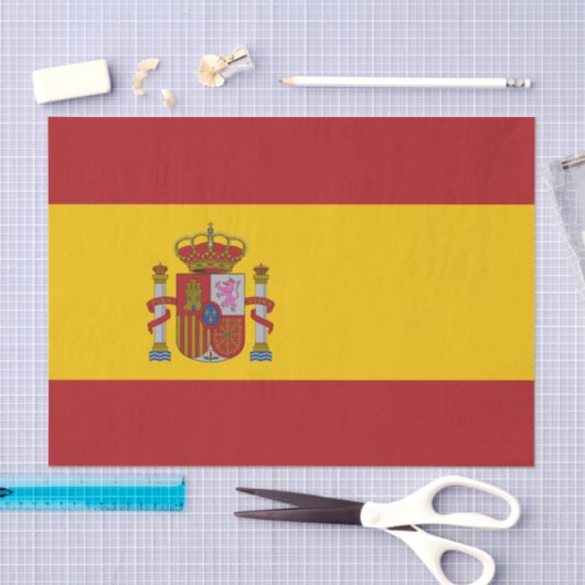 Spain Flag 薄葉紙 (クラフト)