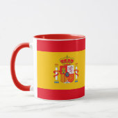 Spain Flag Coffee Mug – Patriotic Spanish Decor マグカップ (左)