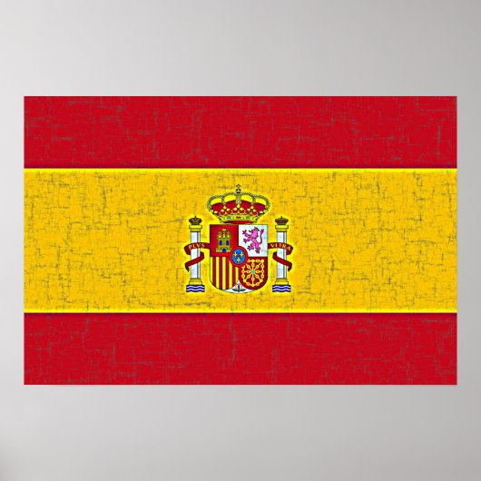SPAIN FLAG Poster ポスター (正面)