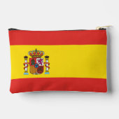 Spain Flag World Cup Football Soccer Espana アクセサリーポーチ (裏面)