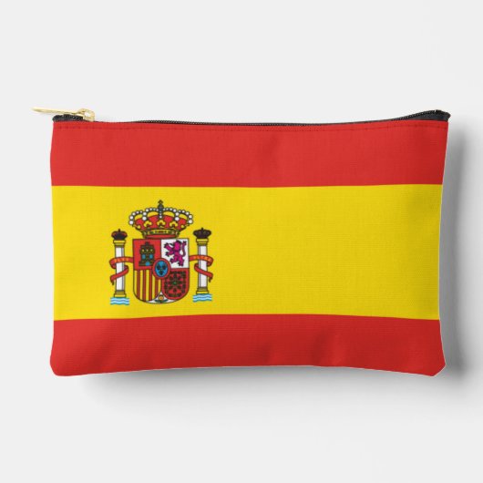 Spain Flag World Cup Football Soccer Espana アクセサリーポーチ (正面)