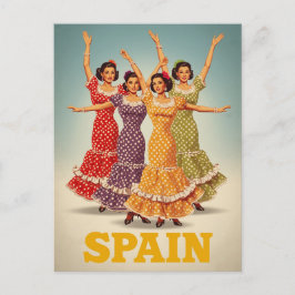 Spain Flamenco Dancers Travel ポストカード