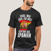 Spain Idea Andalusia Spain Espanol Espana Flag Tシャツ (正面)