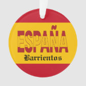 SPAIN Monogram - SEE BACK!  オーナメント (正面)