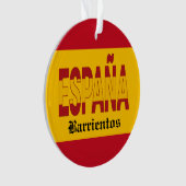 SPAIN Monogram - SEE BACK!  オーナメント (正面)