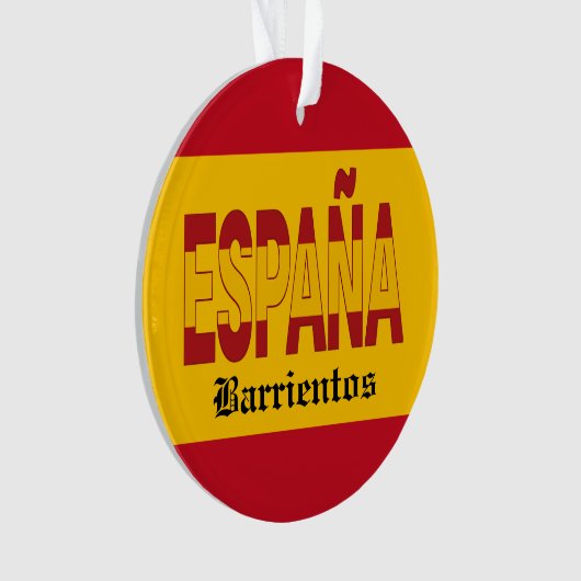 SPAIN Monogram - SEE BACK!  オーナメント (正面)