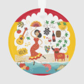 SPAIN Monogram - SEE BACK!  オーナメント (裏面)