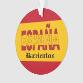 SPAIN Monogram - SEE BACK!  オーナメント (正面)