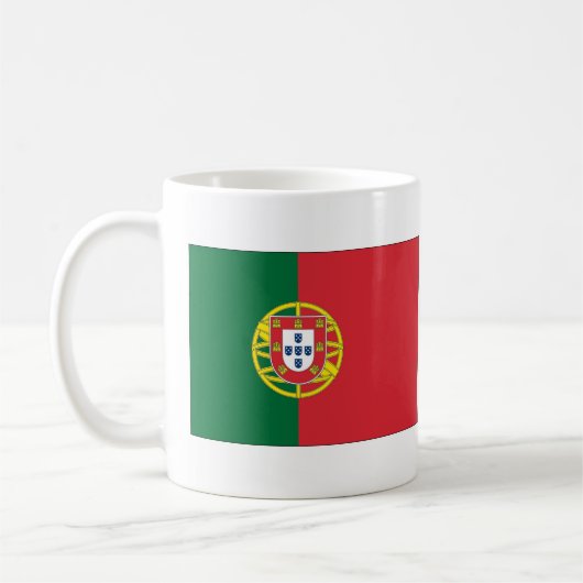 Spain Mug With Flag and Name of Anthem コーヒーマグカップ (左)