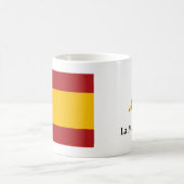 Spain Mug With Flag and Name of Anthem コーヒーマグカップ (中央)
