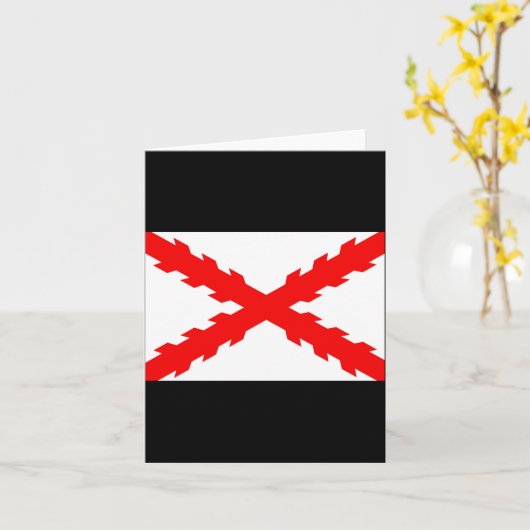 Spain Old Flag New Spanish Indies Conquistador  カード (黄色い花)