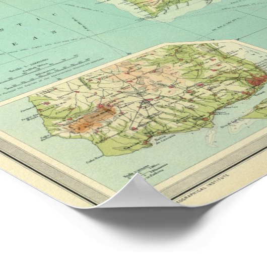 Spain & Portugal western section ポスター (角)