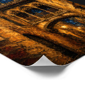 Spain: Romantic Gothic Quarter Art Souvenir ポスター (角)