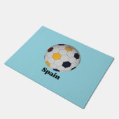 Spain soccer ドアマット (アングル)
