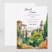 Spain Spanish Wedding Invitation 招待状 (正面/裏面)