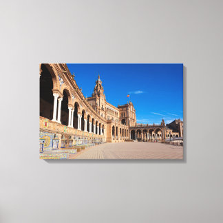 Spain square, Sevilla キャンバスプリント